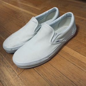 Vans Slip On White Size 10